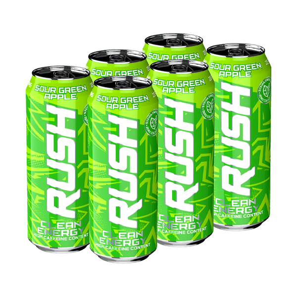 Rush Energy Drink Sour Green Apple