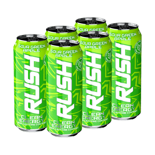 Rush Energy Drink Sour Green Apple
