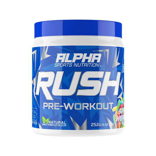 Alpha Sports Nutrition Rush Pre Workout Sour Worms 