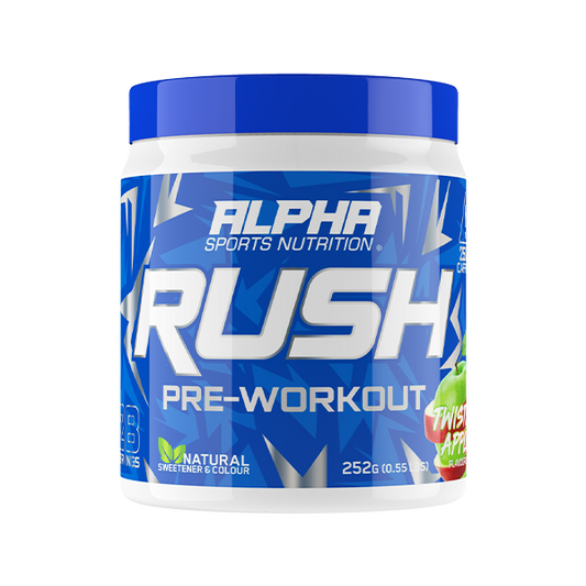 Alpha Sports Nutrition Rush Pre Workout Twisted Apple