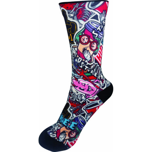 Stikee Comic Sock - Multicolour - Quikstix