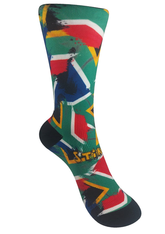 Stikee South Africa Wild Flag Sock