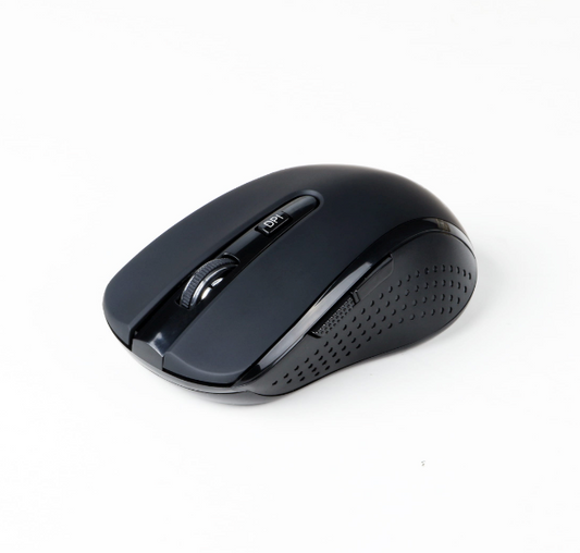 GoFreetech Wireless 1600DPI Mouse – Black