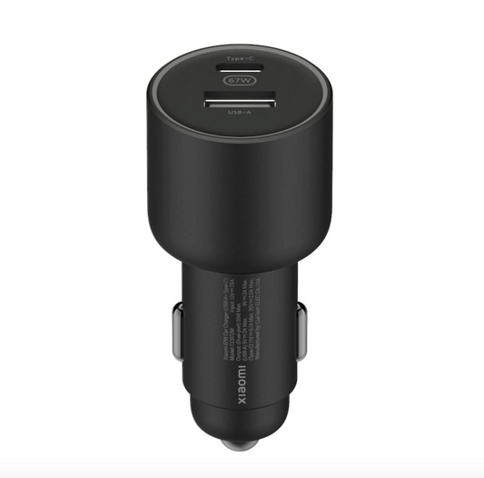 Xiaomi 67W Car Charger USB-A and Type-C