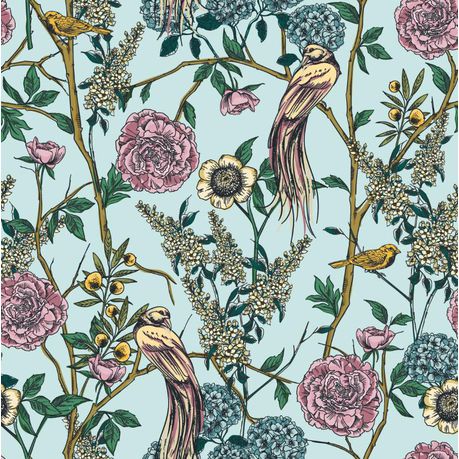 JenJen's Bamboo & Cotton Swaddle Blanket - Birdies - Quikstix