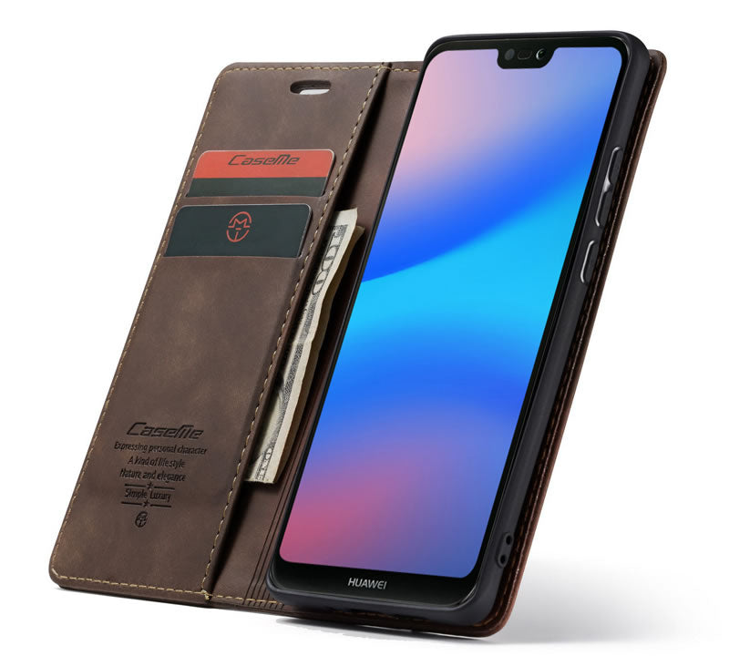 CaseMe Huawei P20 Lite Flip Wallet Case