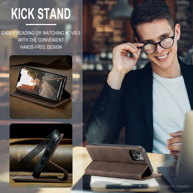 CaseMe iPhone 14 Plus Flip Wallet
