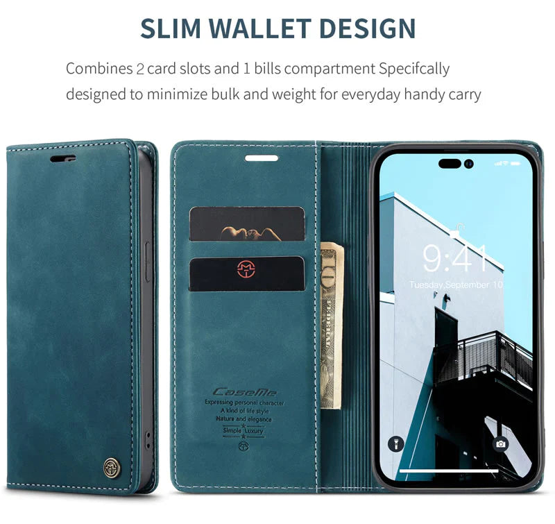 CaseMe iPhone 14 Pro Max Flip Wallet