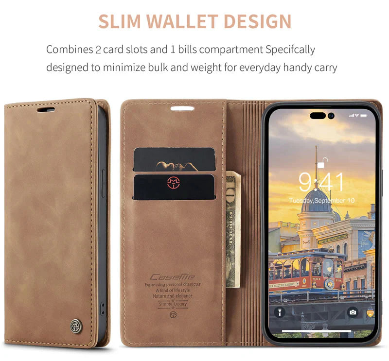 CaseMe iPhone 14 Pro Max Flip Wallet