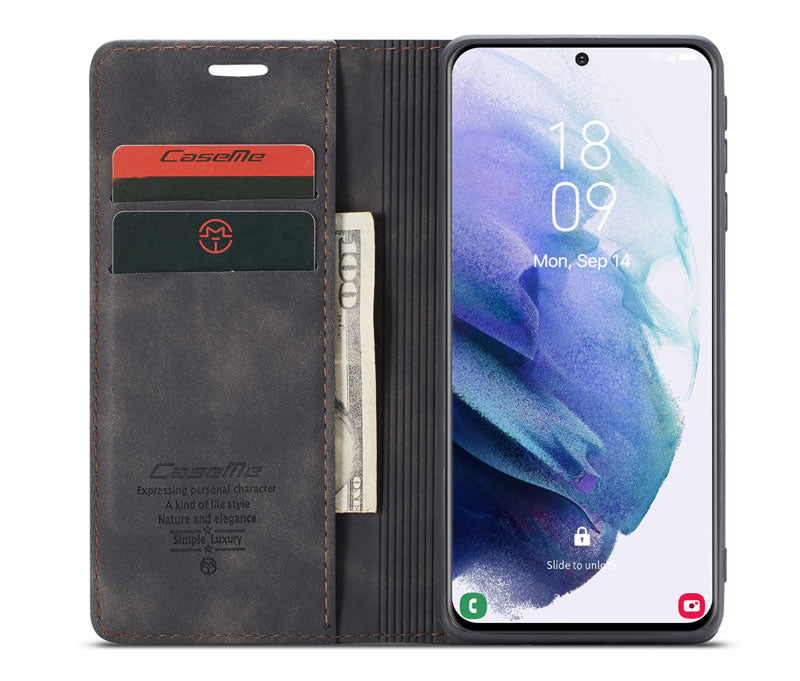 CaseMe Samsung S21 FE Flip Wallet Case