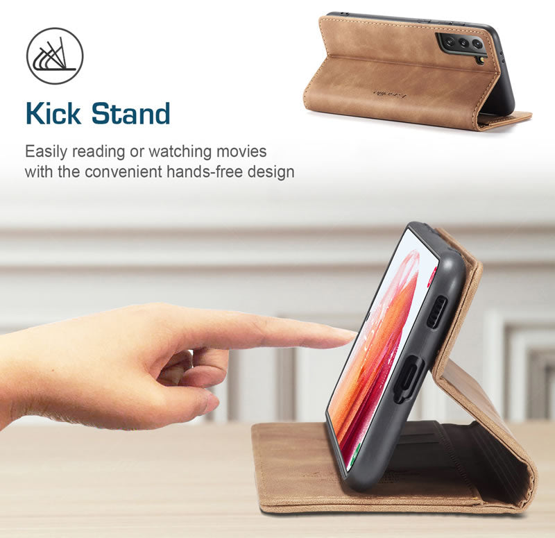 CaseMe Samsung S21 FE Flip Wallet Case