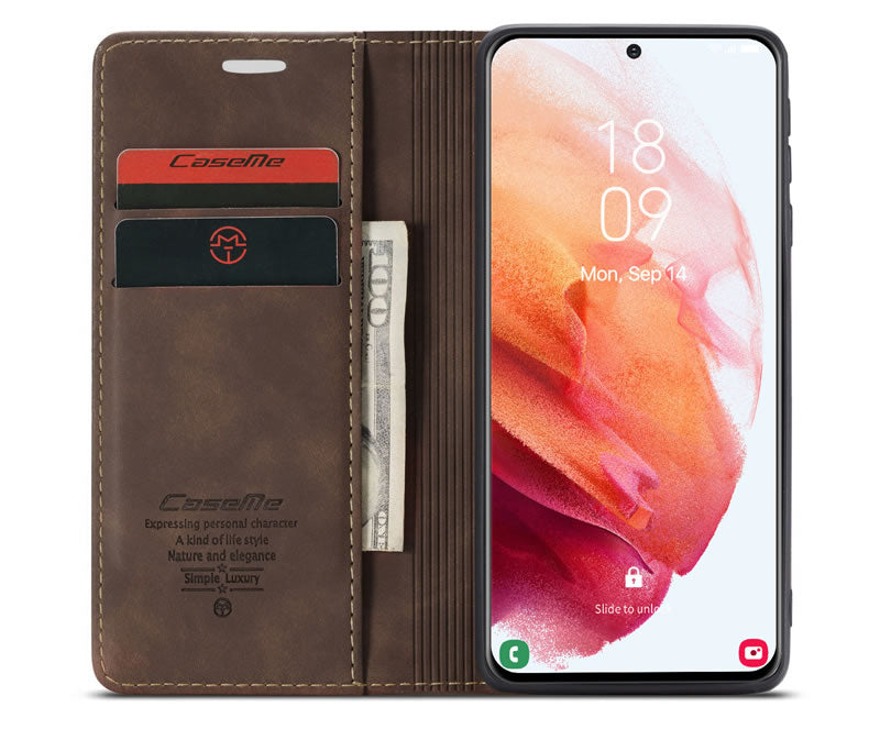 CaseMe Samsung S21 FE Flip Wallet Case