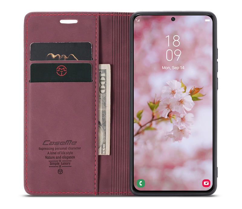 CaseMe Samsung Galaxy S22 Flip Wallet Case