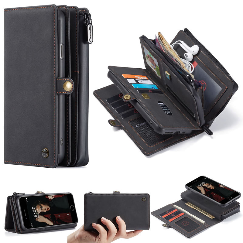 CaseMe iPhone SE Premium Flip Wallet Case