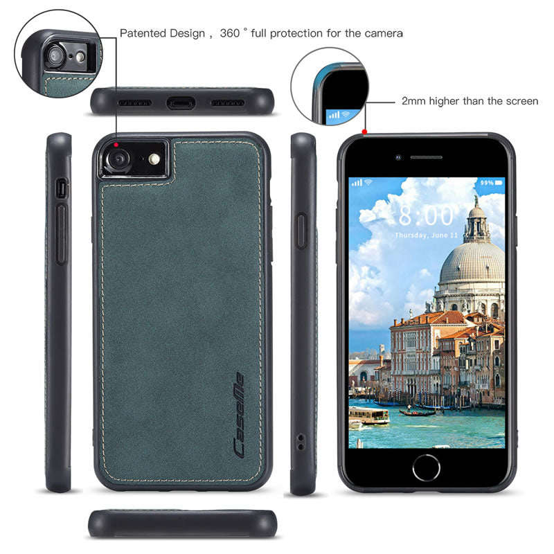 CaseMe iPhone SE Premium Flip Wallet Case