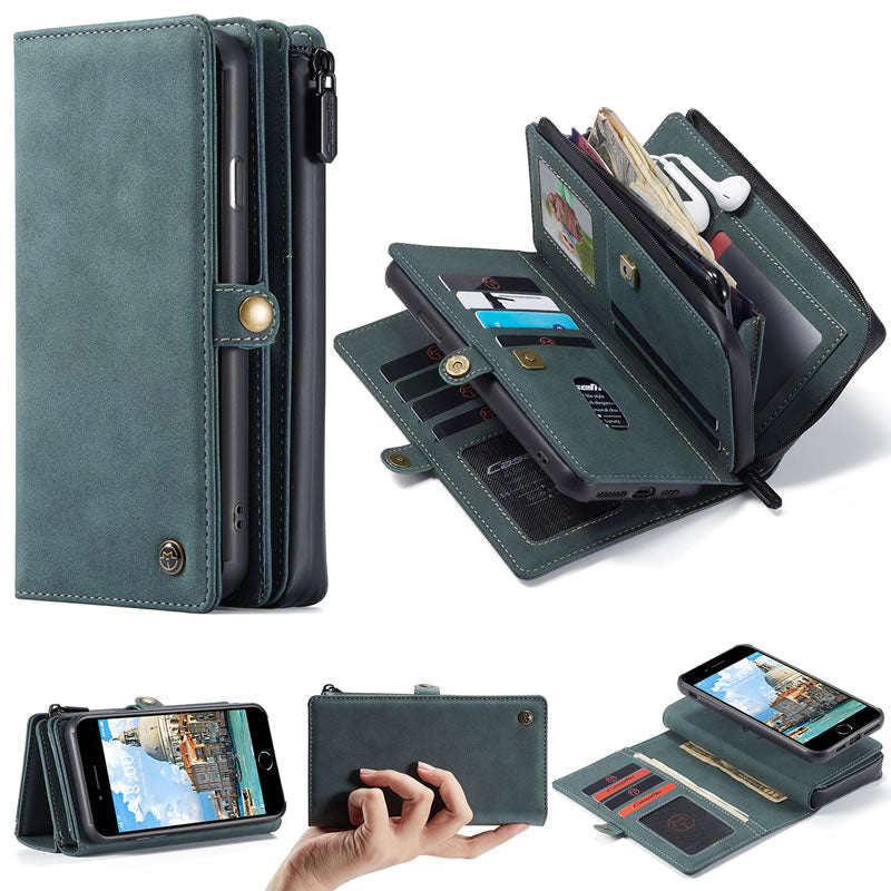 CaseMe iPhone SE Premium Flip Wallet Case