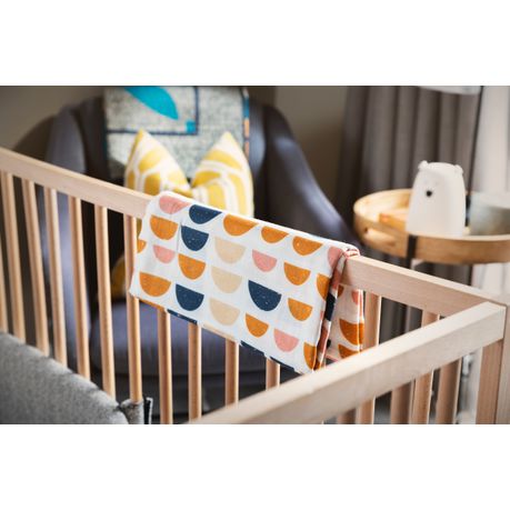 JenJen's Bamboo & Cotton Swaddle Blanket -Half Circles - Quikstix