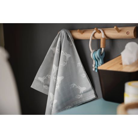 JenJen's Bamboo & Cotton Swaddle Blanket - Deer - Quikstix