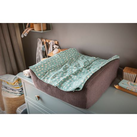 JenJen's Bamboo & Cotton Swaddle Blanket - Dots - Quikstix