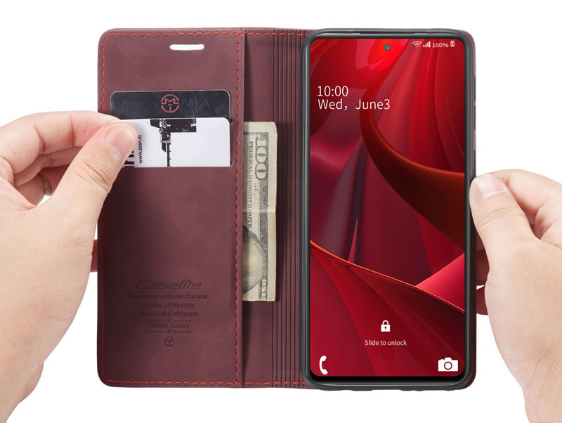 CaseMe Samsung S20 FE Flip Wallet Case